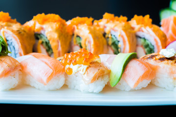 Salmon sushi