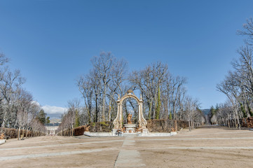 Saturn fountain at La Granja Palace, Spain