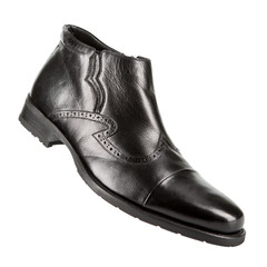 classic men's shoes on a white background