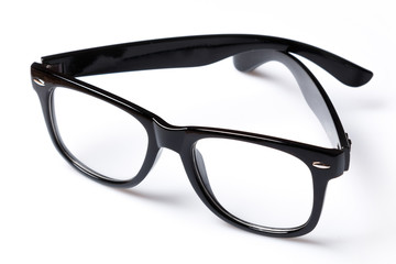 Eyeglasses with black rim