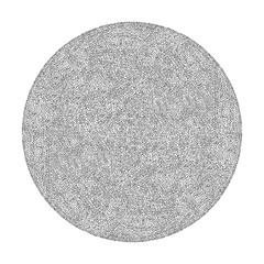 Halftone design element, circle, vector