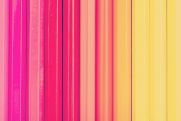 Obraz premium Retro Photo Of Coloring Pencils Close Up Abstract