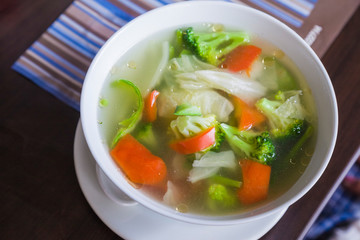 Peruvian vegetarian soup