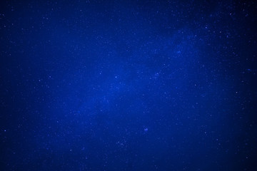 Blue sky with shiny stars background