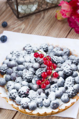 blueberry tart