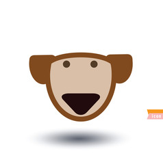 dog icon - vector illustration.