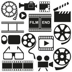 Icons videos, movies