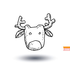 reindeer, vector illustration.