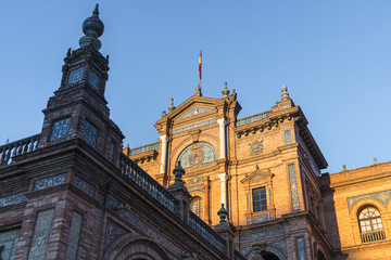 Obraz premium Spain Square in Seville, Andalusia, Spain.