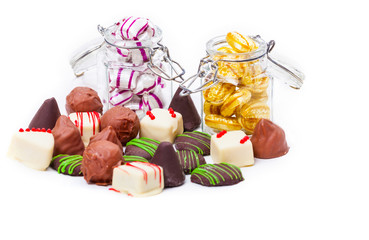 Pralinen und Bonbons