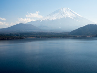 富士山と本栖湖