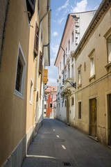 Fototapeta na wymiar Street in Koper, Slovenia