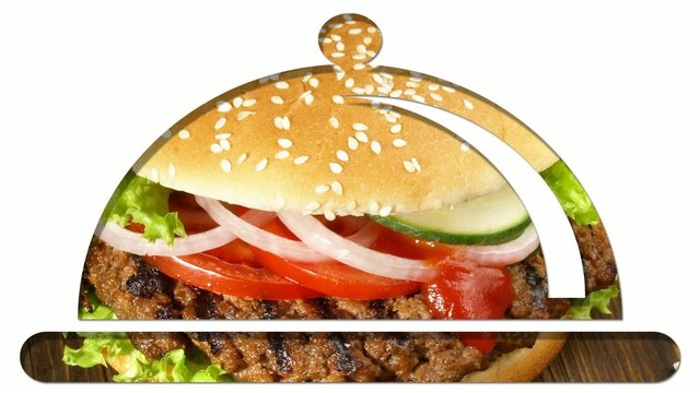 Food - Teller mit Cloche
