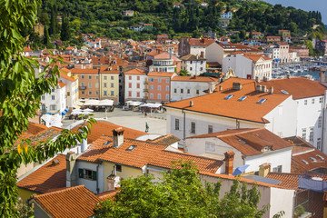 Old Town in Piran, Slovenia