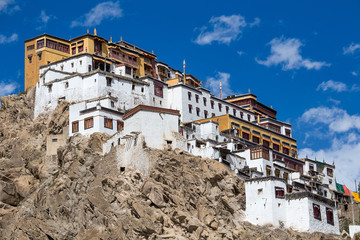 Tiksey Monastery is a Buddhist monastery in Ladakh, India ,