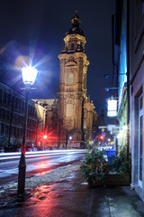 Fototapeta premium Wuerzburg at night