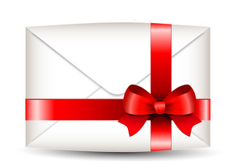 Envelope with bow