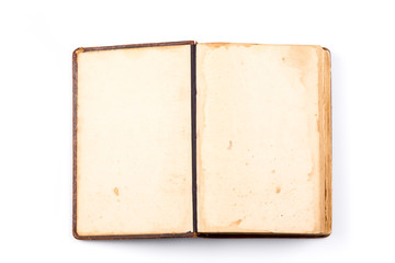 Open Book blank on white