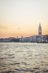 Fototapeta na wymiar Venice before the sunset, Italy