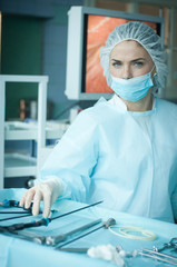 young female surgeon