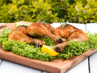 deftiges Grillhähnchen