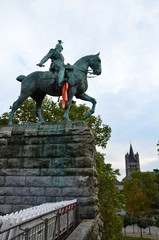 Statue &eacute;questre du kaiser wilhelm II, Cologne 