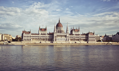 Fototapeta premium Building of Parliament in Budapest. Hungary.