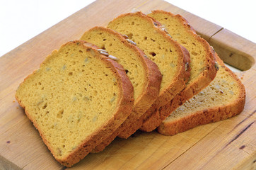Gluten free sunflower seed bread