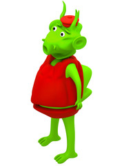 3D render fantasy monster 
