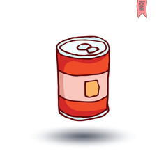 cold drink can , vector illustration.