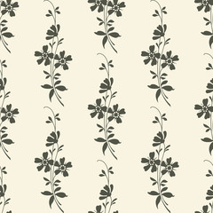 Vector Seamless Floral Background