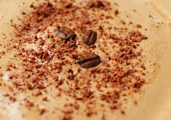 Espresso cocktail close-up