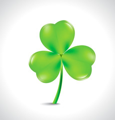 Saint Patrick's green clover background