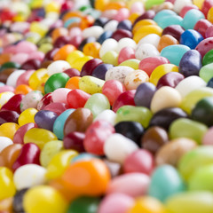 A sea of jelly bean candy