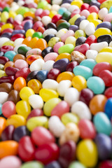 Fototapeta na wymiar A sea of jelly bean candy