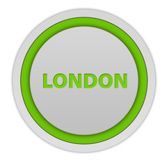 London circular icon on white background