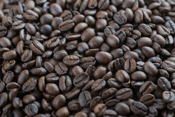 Roasted coffee beans