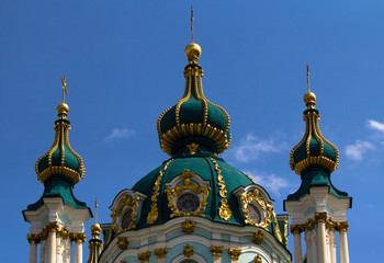 Saint Andrew orthodox church, Kiev, Ukraine