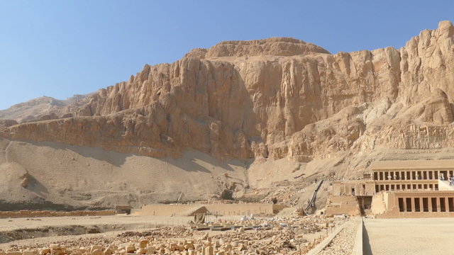 Famous ancient temple of Hatshepsut in Luxor Egypt