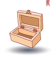 boxe doodle . vector illustration.