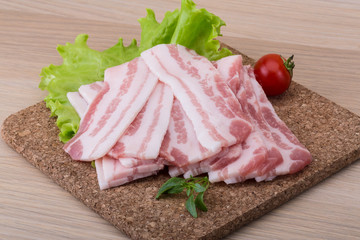 Sliced bacon