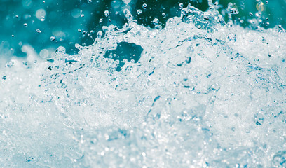 background of stormy water splashes