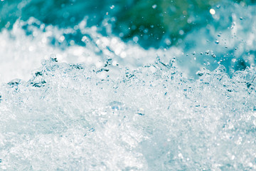 background of stormy water splashes