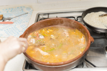 Valencian paella