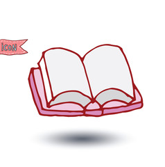 book icon, Back to school, icons, vector illustration.