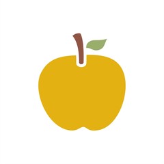 Icono manzana amarilla