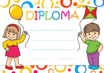 Diploma for children