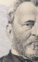 five dollars. close-up