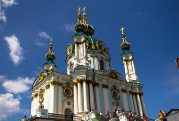 Saint Andrew orthodox church, Kiev, Ukraine