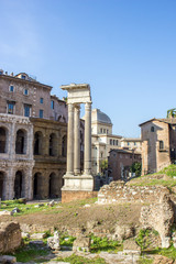 Fototapeta na wymiar Tempio di Apollo Sosiano a Roma (Temple Apollo Sosianus)